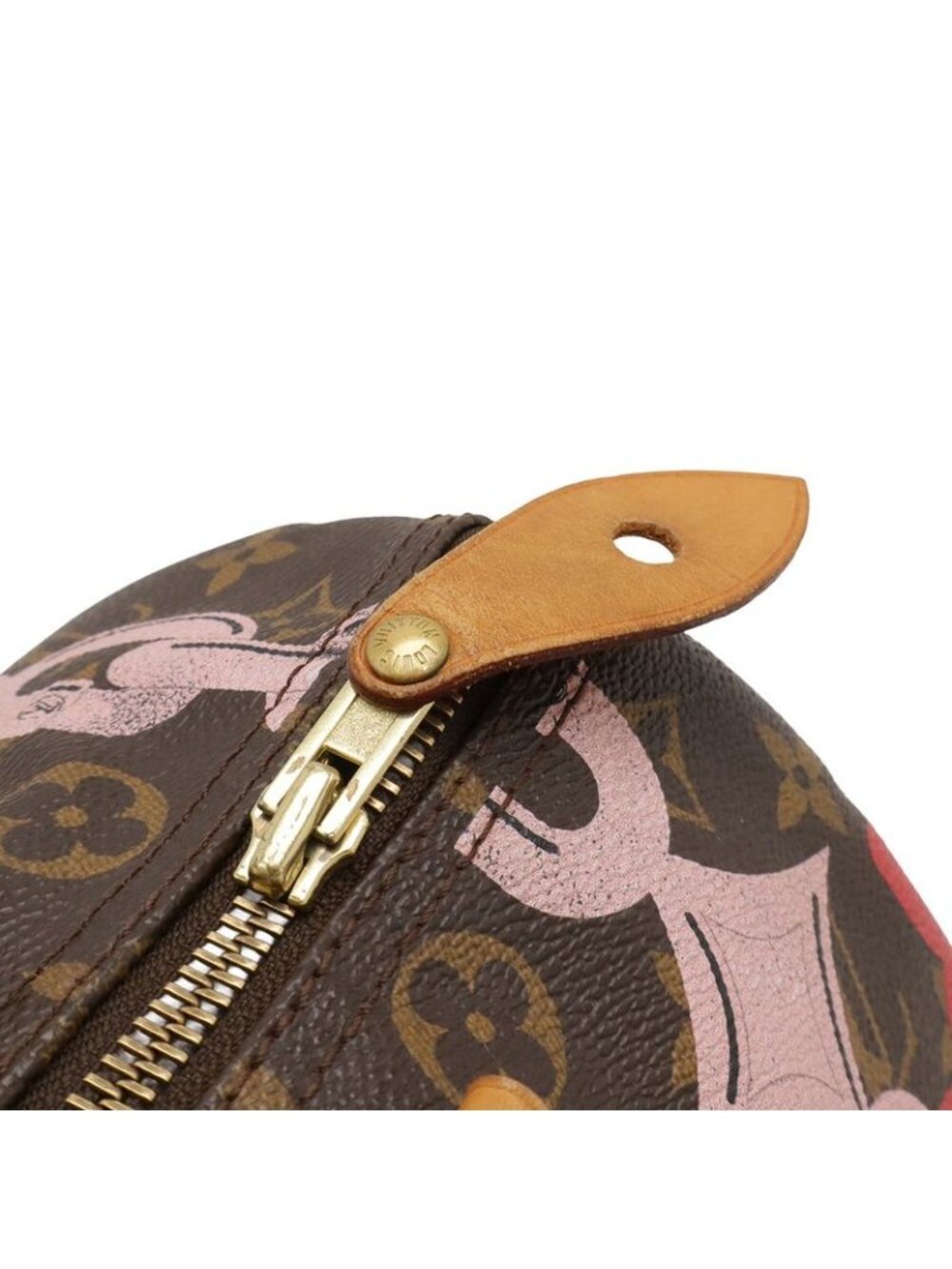 Louis Vuitton Monogram Bay Speedy 30 Chain Print Handbag Mini Boston Bag - Picture 5 of 9